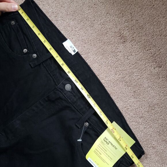 NWT Levi's 541 Athletic Taper Size 38x30 Mens Black Performance Flex Jeans - Picture 5 of 10